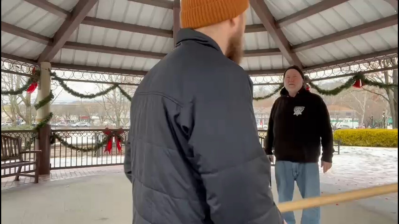 Wing Chun pole vs knife