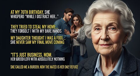 She Whispered "Distract Her..." at My Party. My Daughter's Cruel Plan For My Inheritance.