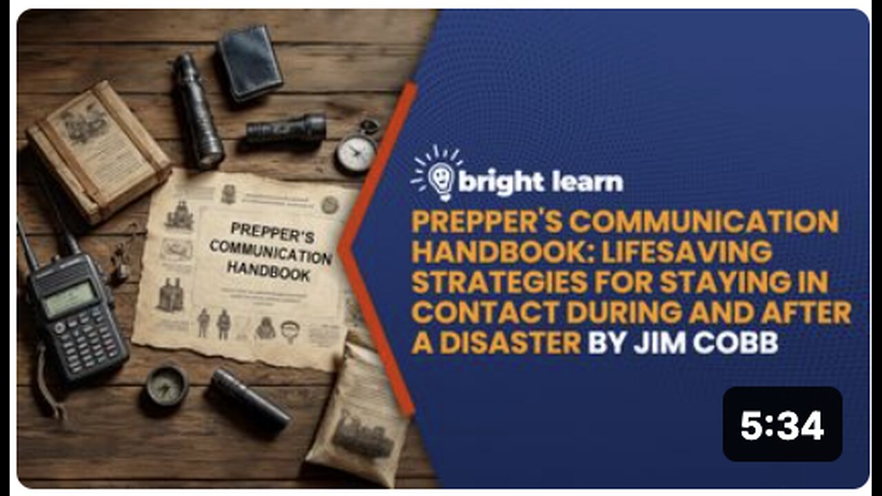 BrightLearn - Prepper's Communication Handbook: Lifesaving Strategies for Staying in Contact During and After a Disaster
