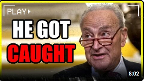 It’s OVER for Chuck Schumer.