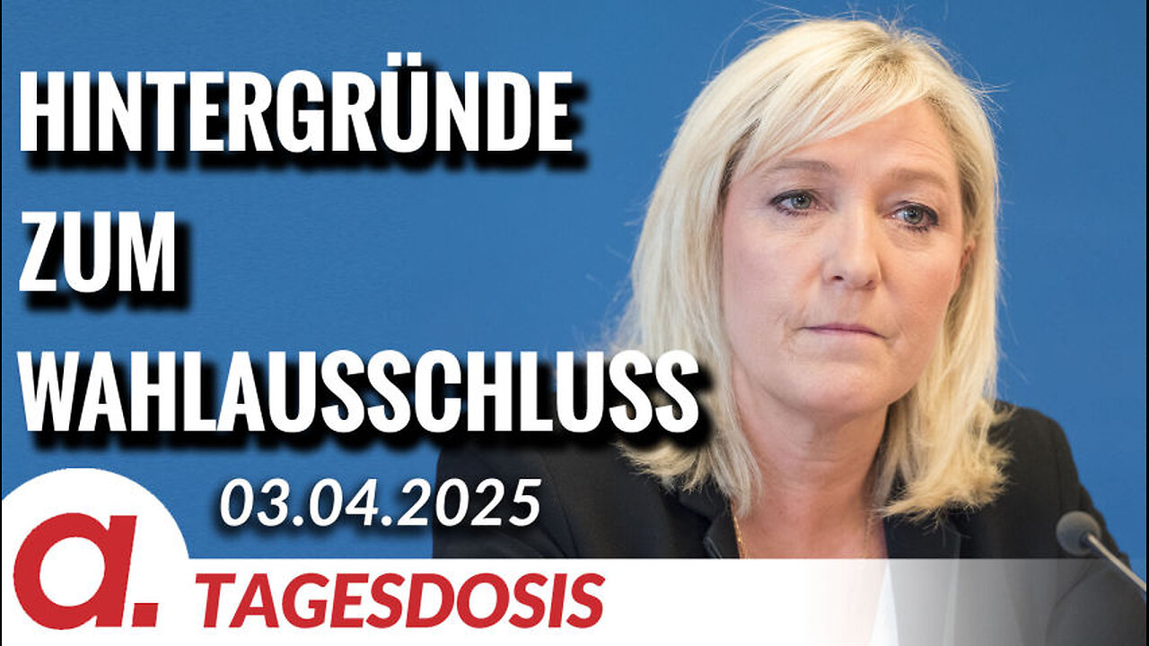 Hintergründe zum Wahlausschluss von Marine Le Pen | Von Norbert Häring