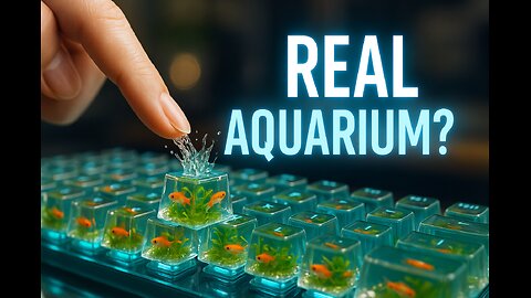 ASMR Aquarium Keyboard Sounds – Relaxing Clicks & Water Vibes for Sleep & Study