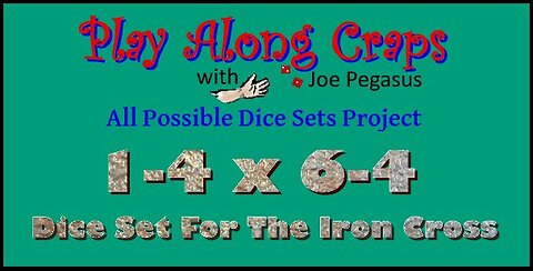 1-4 x 6-4 Dice Set On Hard Table