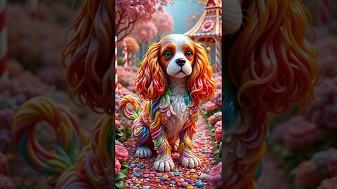 AI Made These Candy Dogs! Yorkie, Cavalier, Pekingese Mashup!