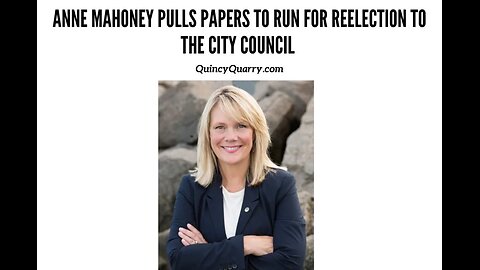 Anne Mahoney Pulls Papers To Run For Reelection To The City Council