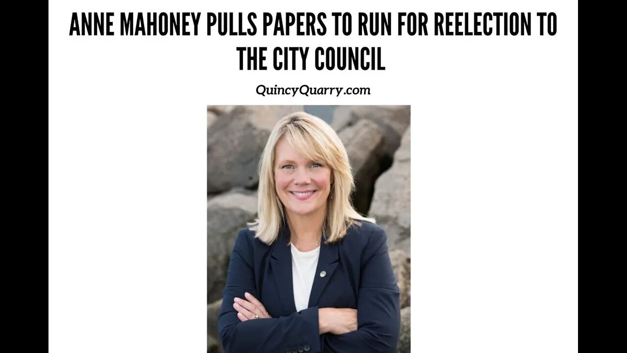 Anne Mahoney Pulls Papers To Run For Reelection To The City Council