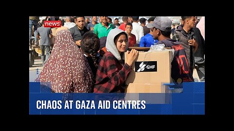 Aid distribution centres overran as gunshots heard | Israel-Hamas war