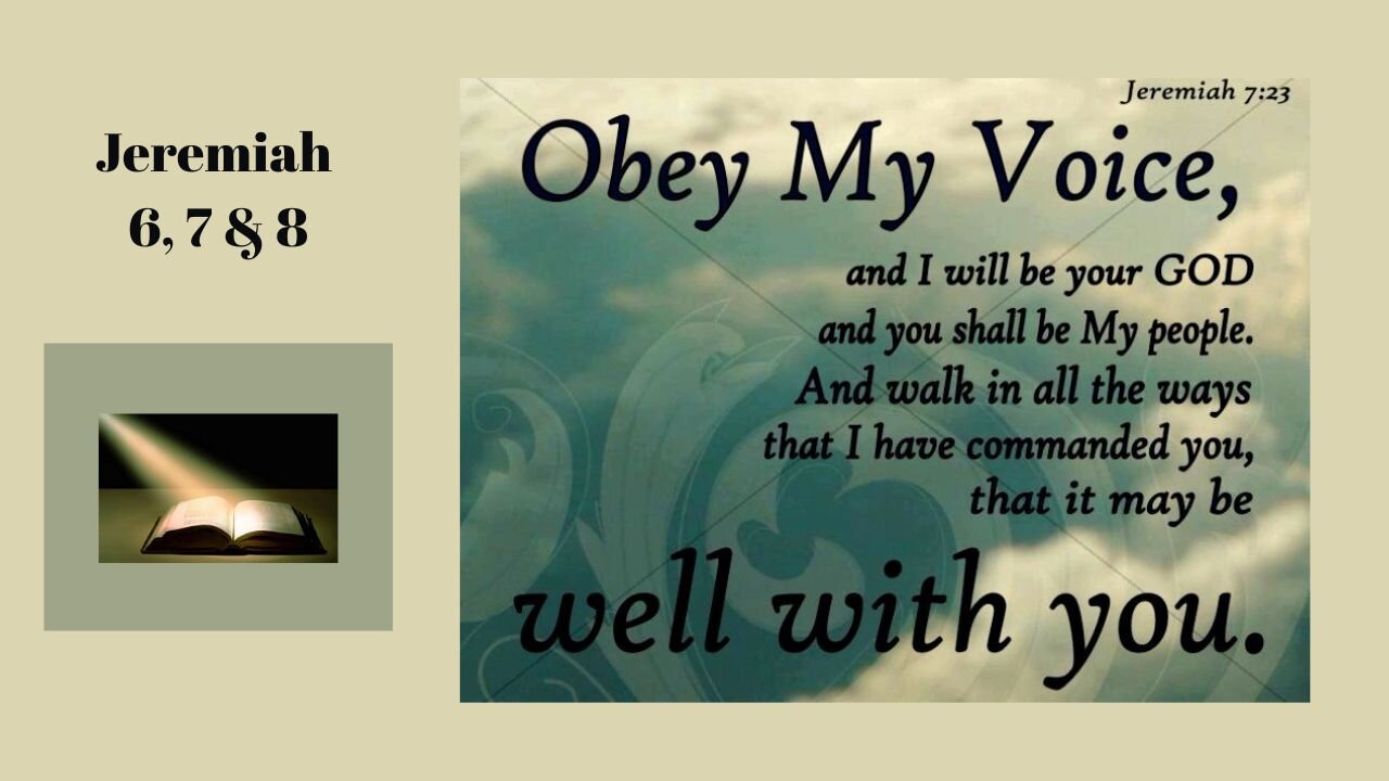 Jeremiah 6, 7 & 8 : Cutesy Time is Over
