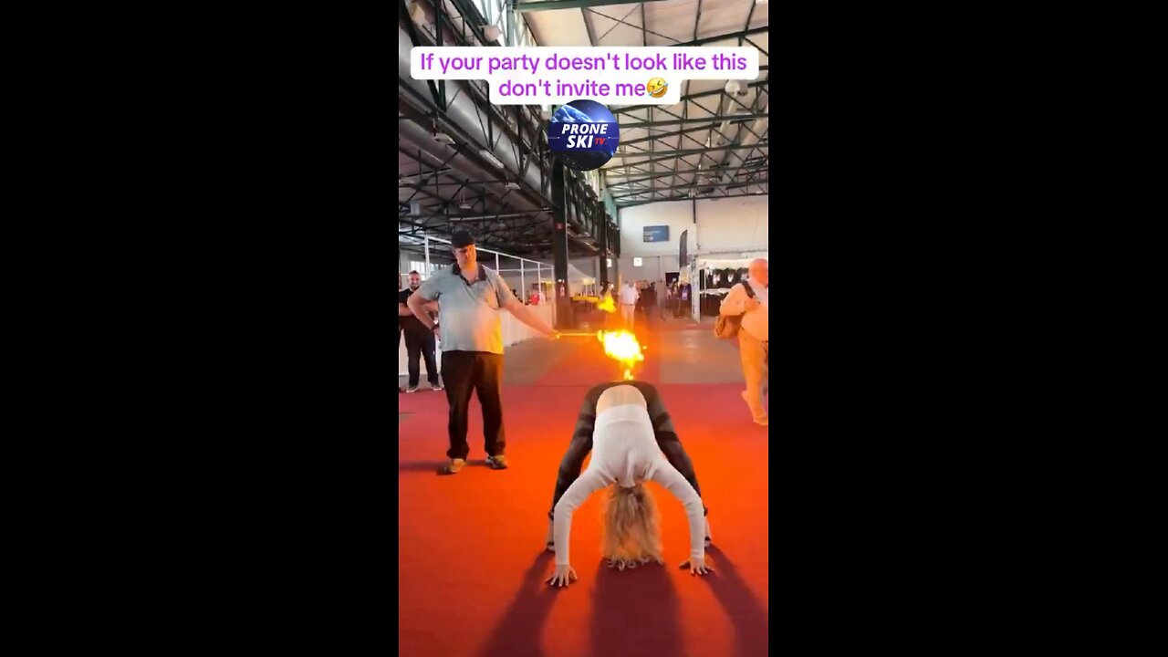 WOMAN Blasts FLAMES From Her Backside!