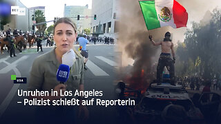 Unruhen in Los Angeles – Polizist schießt auf Reporterin