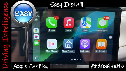 SIMPLE Set-up Apple Carplay and Android Auto Smart Screen Device From LAMTTO