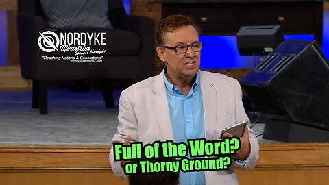 Full of the Word, or Thorny Ground? #faith #hardtruth