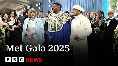 Zendaya, Coleman Domingo, Diana Ross arrive at Met Gala 2025 | BBC News