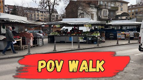 POV Walk in Sofia — Relaxing City Tour