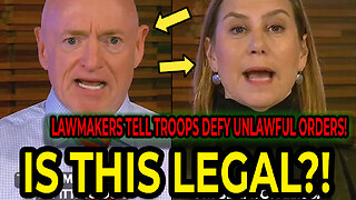 Democrat Lawmakers Publish Video Asking Troops To Defy "Unlawful" Orders!