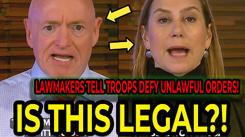 Democrat Lawmakers Publish Video Asking Troops To Defy "Unlawful" Orders!