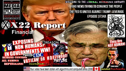 Ep 3734a - Fake News Trying To Convince The People The Fed Is United Against Trump, Leverage