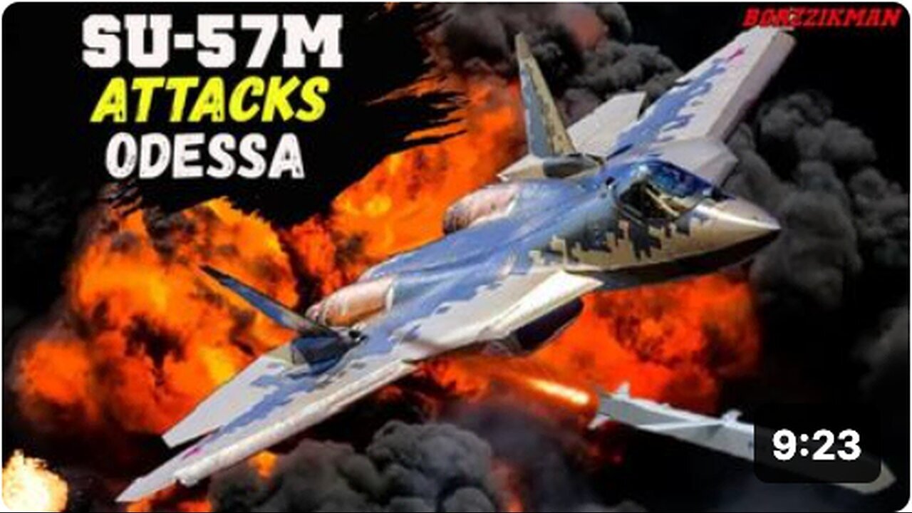 "Su-57M Obliterates British and Romanian Soldier Group in Odessa, No Survivors Found"