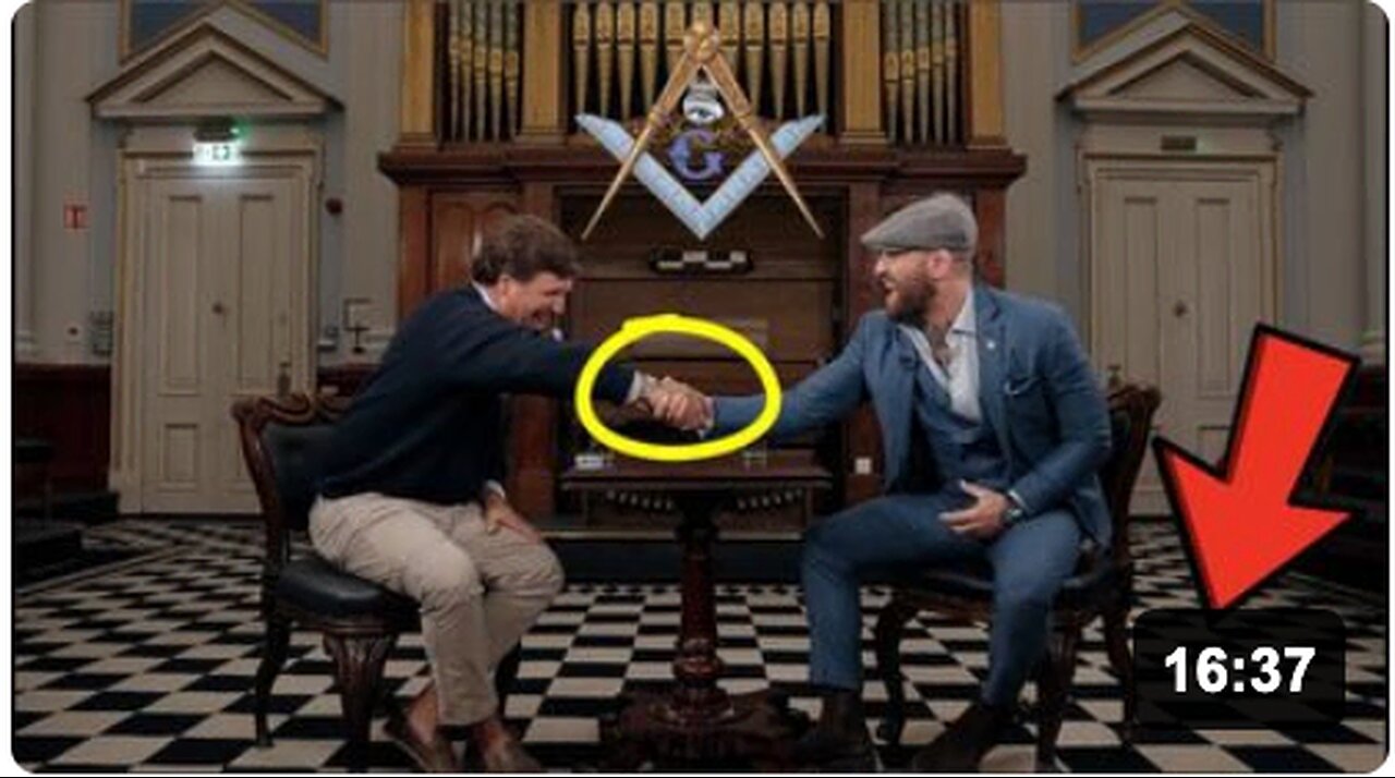 COINTELPRO shills aren't even hiding it anymore! TUCKER CARLSON reveals himself as a FREEMASON!