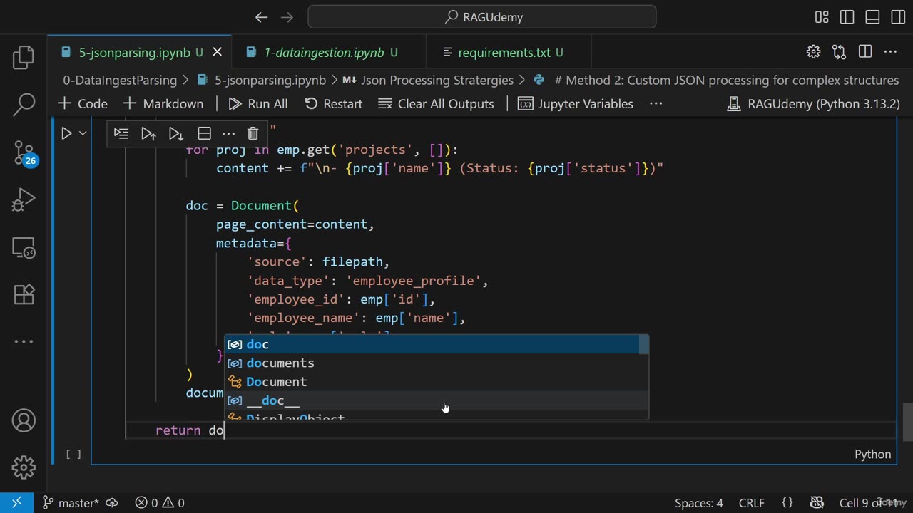 17KN - Json files Parsing And Processing