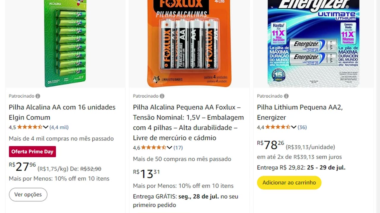 Pilha aa
