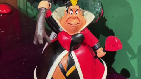 Disney Parks Queen of Hearts from Alice in Wonderland Figurine Ornament #shorts