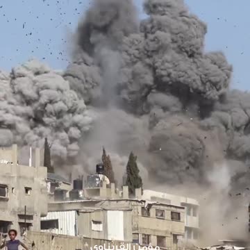 Israeli occupation’s warplanes targeted Abu Helou School in Al-Bureij refugee camp, in the central #Gaza Strip