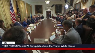 President Trump Participates in a Cabinet Meeting, July 08, 2025