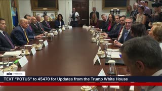 President Trump Participates in a Cabinet Meeting, July 08, 2025