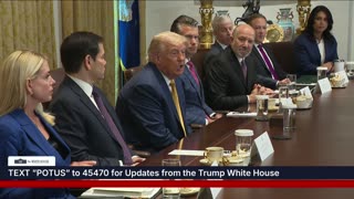 President Trump Participates in a Cabinet Meeting, July 08, 2025
