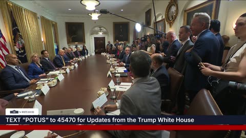 President Trump Participates in a Cabinet Meeting, July 08, 2025