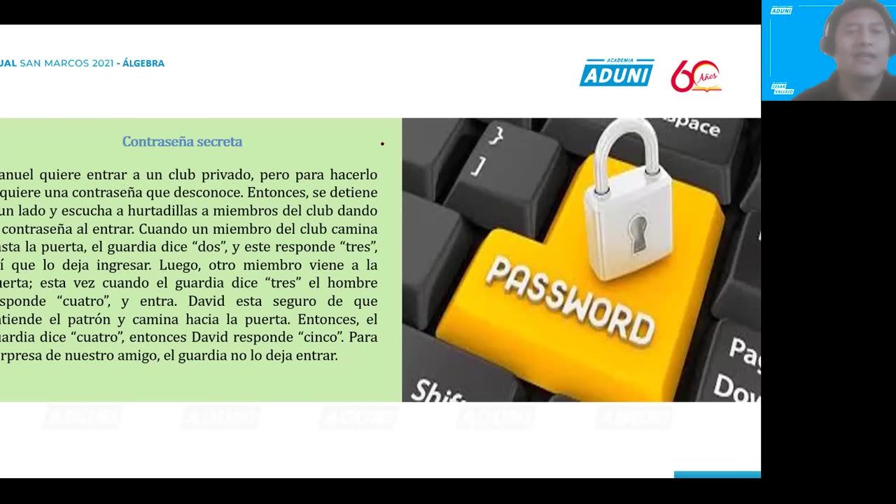 ANUAL ADUNI 2021 | Semana 09 | Álgebra