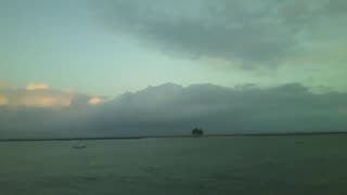Filming a small island in the middle of the sea at dusk! [Nature & Animals]