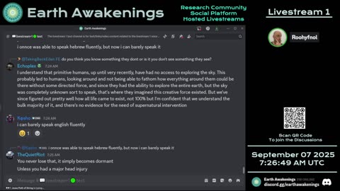 Earth Awakenings - Livestream 1 - #4003