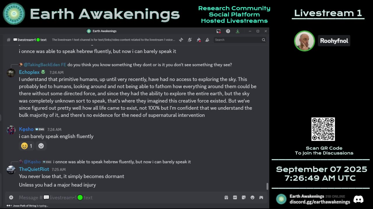 Earth Awakenings - Livestream 1 - #4003