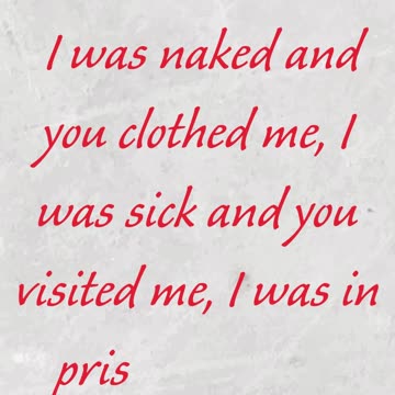 "Compassion in Action: Caring for the Needy" mat 25:36#shorts #shortvideo #youtubeshorts #ytshorts