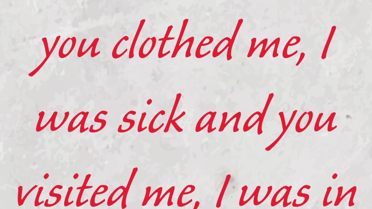 "Compassion in Action: Caring for the Needy" mat 25:36#shorts #shortvideo #youtubeshorts #ytshorts