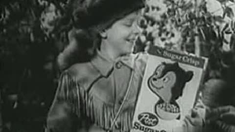 Commercial - Post Sugar Crisp Cereal mid 50s