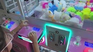 🤣🎮 WHEN You Think You've Got It... She Tried The Claw Machine! | FunFM