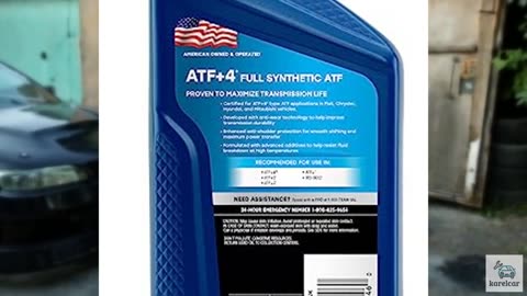 Valvoline ATF +4 Full Synthetic Automatic Transmission Fluid 1 QT