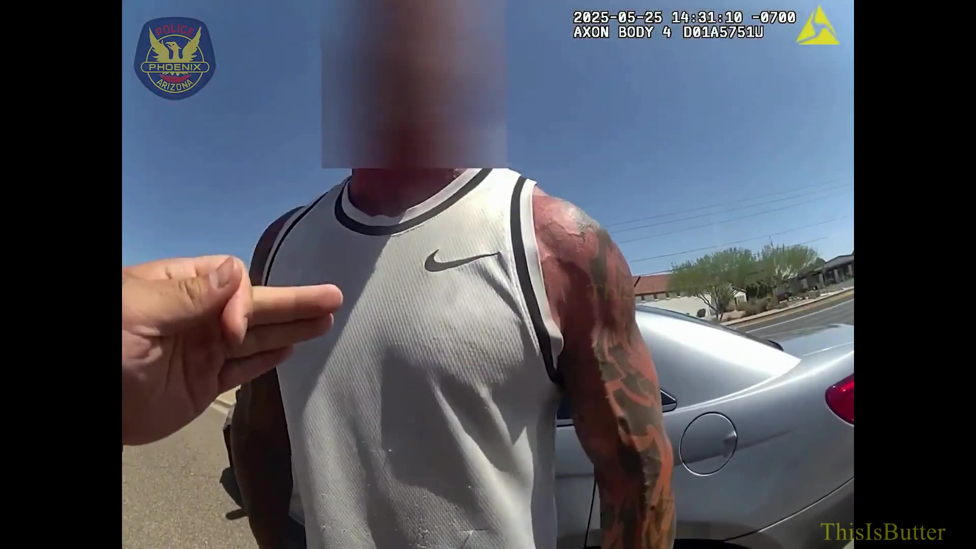 Phoenix police officer fights with suspect resulting in a police shooting during traffic stop