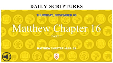 Matthew Chapter 16 PART 2