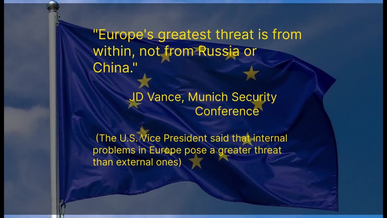 JD Vance: Europe’s Greatest Threat Is From Within