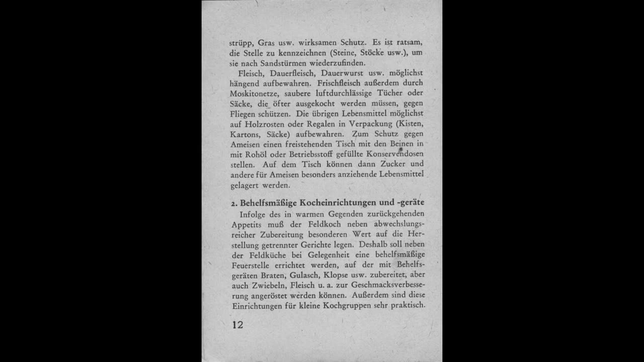 German Field Cookbook for Warmer Countries. June, 1942