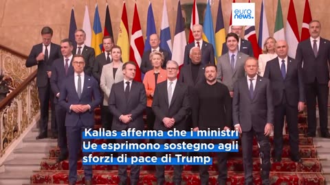 NOTIZIE DAL MONDO l'UE chiede 'unità transatlantica' in vista del vertice Trump-Putin in Alaska.ha dichiarato Kaja Kallas,nota russofobica,Alto rappresentante dell'Unione Europea per gli affari esteri e la politica di sicurezza