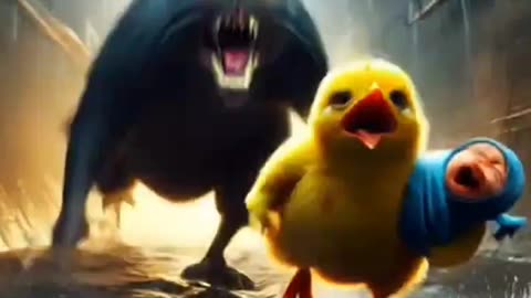 🐥Chick rescue the baby from monstrous RAT 🐀