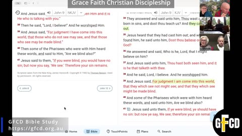 John 9:39-41 John 10:1-6 - GFCD Bible Study