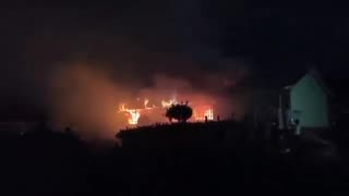 Large fire breaks out at Lari Boys High School in Kiambu County, Kenya, per footage;