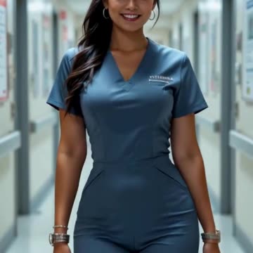 Nurse with their uniforms