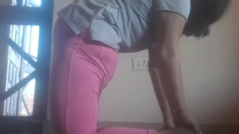 Usta aasna (camel pose)